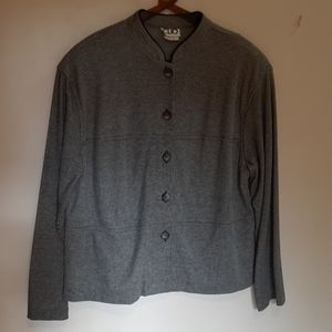 Clio button up L sweater shirt light jacket